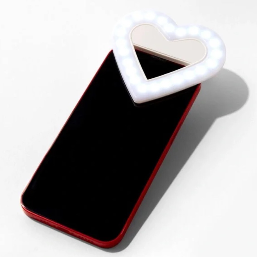 Heart Clip On Ring Light